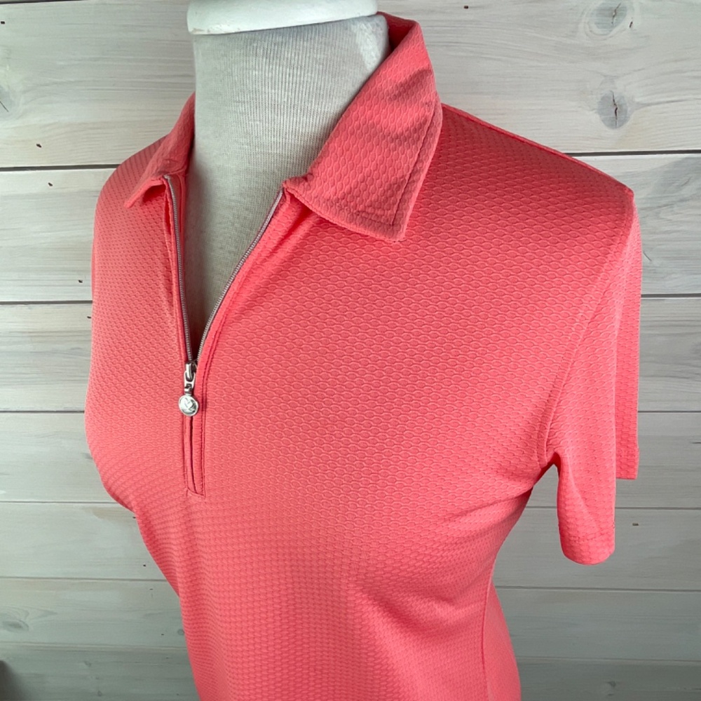 Daily Sports Peoria Coral Golf Athletic Polo Top Size Medium - NWT